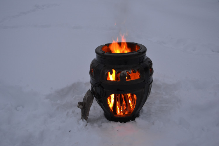 Тандыр-Камин Барельеф во Владивостоке