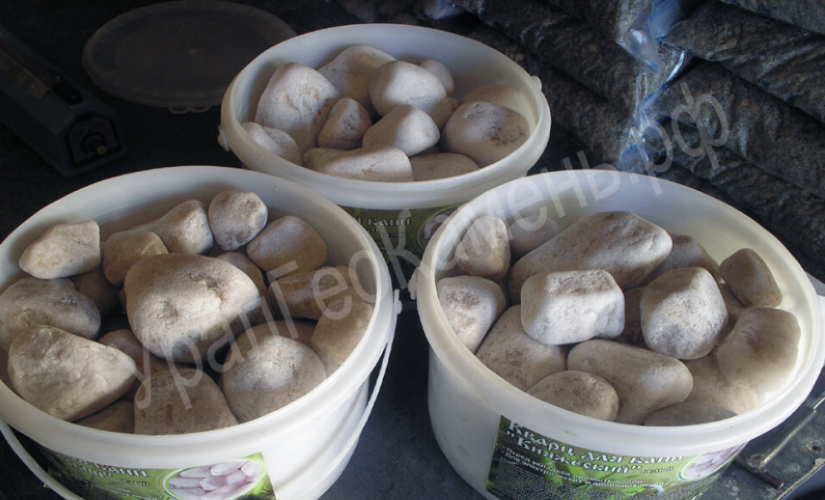 Камни для бани Кварц окатанный 15кг во Владивостоке