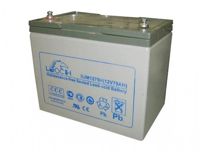 Аккумулятор Leoch DJM1275H (12 В, 75 Ач) во Владивостоке