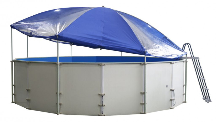 Подъемный тент-навес для бассейна "Фиеста" во Владивостоке