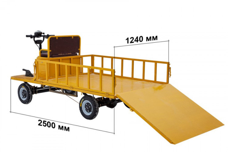 Грузовая электрическая тележка RuTrike ПЕРОН ТРАП во Владивостоке