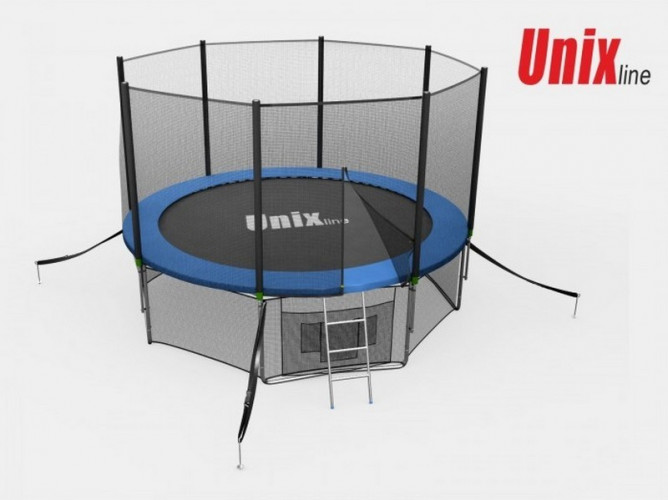 Батут Unix 14 ft outside 427 см во Владивостоке
