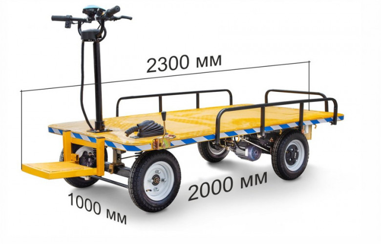 Грузовая электрическая тележка RuTrike СКЛАД 2000 П во Владивостоке