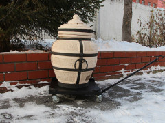 Тележка для тандыра (усиленная) Амфора  Тележка для тандыра (усиленная) Амфора