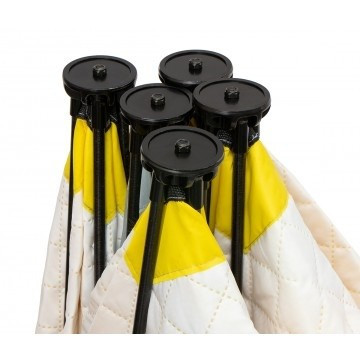 Палатка для рыбалки Helios утепл.Куб 1,5х1,5 желтый/серый во Владивостоке