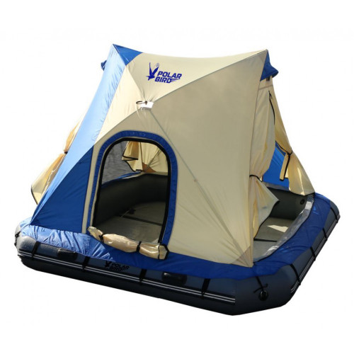 Надувной плот-палатка Polar bird Raft 260+слани стеклокомпозит во Владивостоке