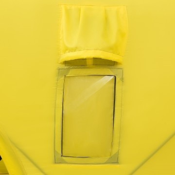 Палатка для рыбалки Helios Куб 1,8х1,8 желтый/серый во Владивостоке