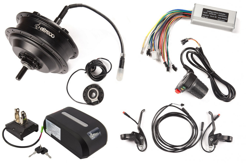 Мотор колесо eltreco. Электроколесо r16. Мотор eltreco 48v 350w alfa. Мотор eltreco 27. Комплект эльтреко 48v 350w lcd 26 передний.