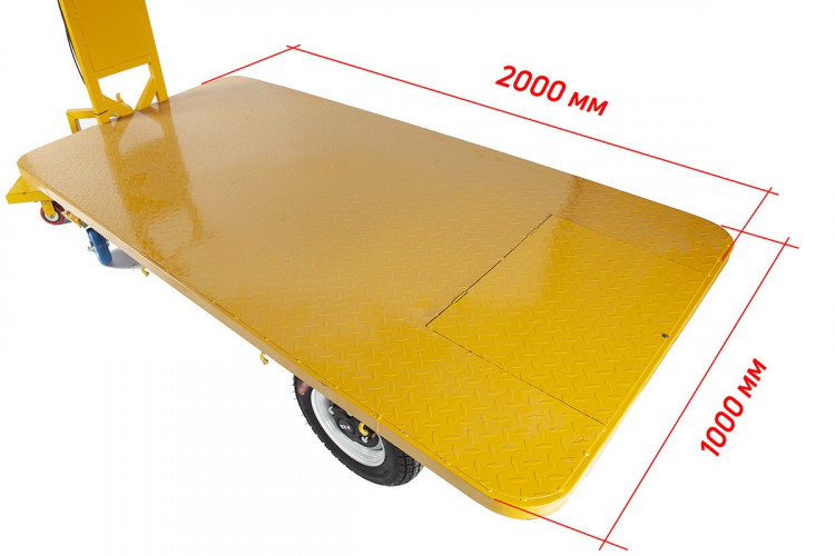 Грузовая электрическая тележка RuTrike Плита 2000 во Владивостоке