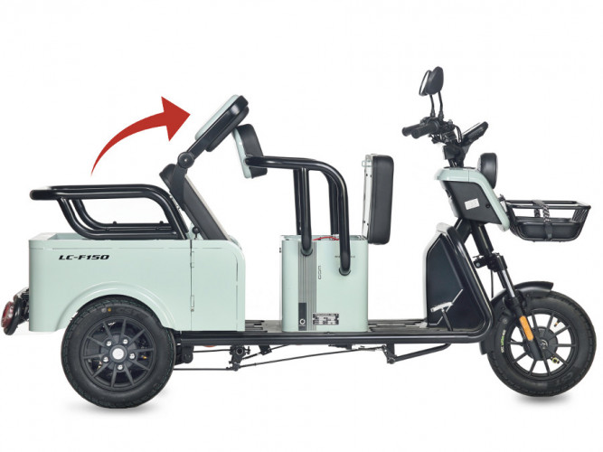 Пассажирский электротрицикл Wanshida LC-F150 во Владивостоке