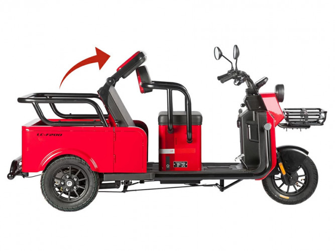 Пассажирский электротрицикл Wanshida LC-F200 во Владивостоке