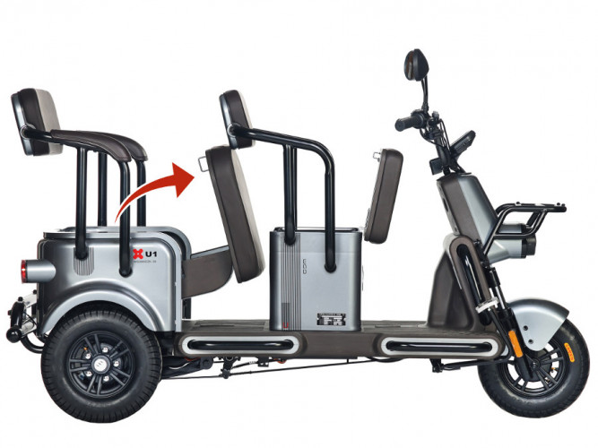 Пассажирский электротрицикл Wanshida U1-X во Владивостоке