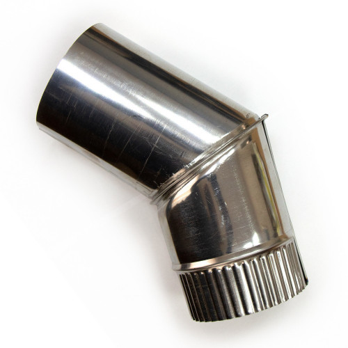 Колено дымохода d90, угол 45° во Владивостоке