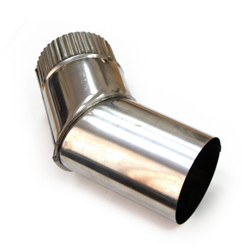 Колено дымохода d90, угол 45° во Владивостоке