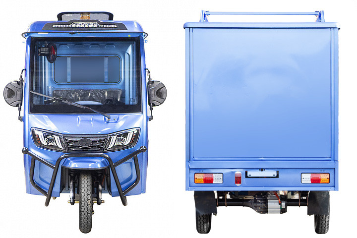 Электротрицикл Rutrike КАРГО Кабина Дуал обогрев 1500 фургон во Владивостоке