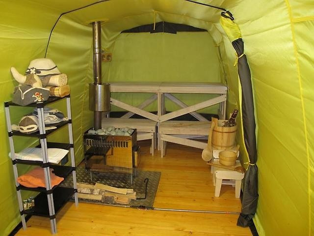 Зимняя палатка Терма-42 во Владивостоке