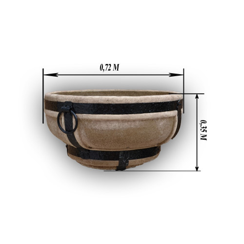 Очаг для костра большой Подсолнух во Владивостоке