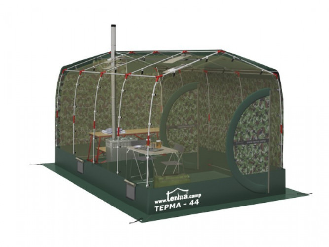 Зимняя палатка Терма-44 во Владивостоке