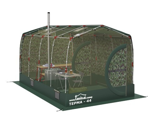 Зимняя палатка Терма-44 во Владивостоке