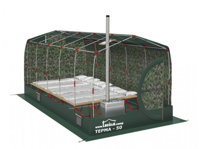 Зимняя палатка Терма-52 во Владивостоке