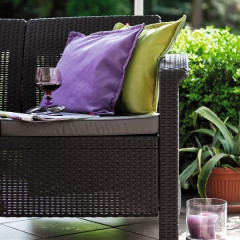 Диван садовый Keter Corfu II Love Seat Max Диван садовый Keter Corfu II Love Seat Max