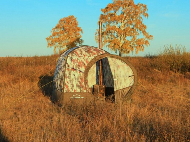 Мобильная баня ТЕРМА-10 с 1 окном (походная) во Владивостоке