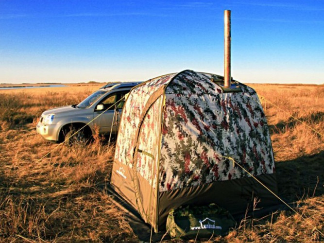 Мобильная баня ТЕРМА-10 с 1 окном (походная) во Владивостоке