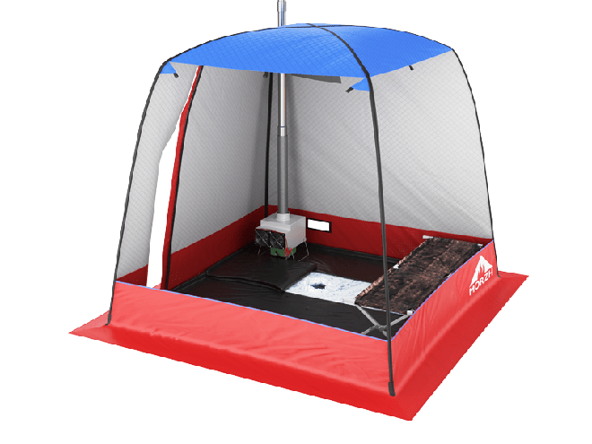 Мобильная баня-палатка МОРЖ (Черный) во Владивостоке